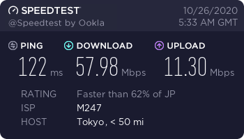 Surfshark VPN - Japan - Tokyo